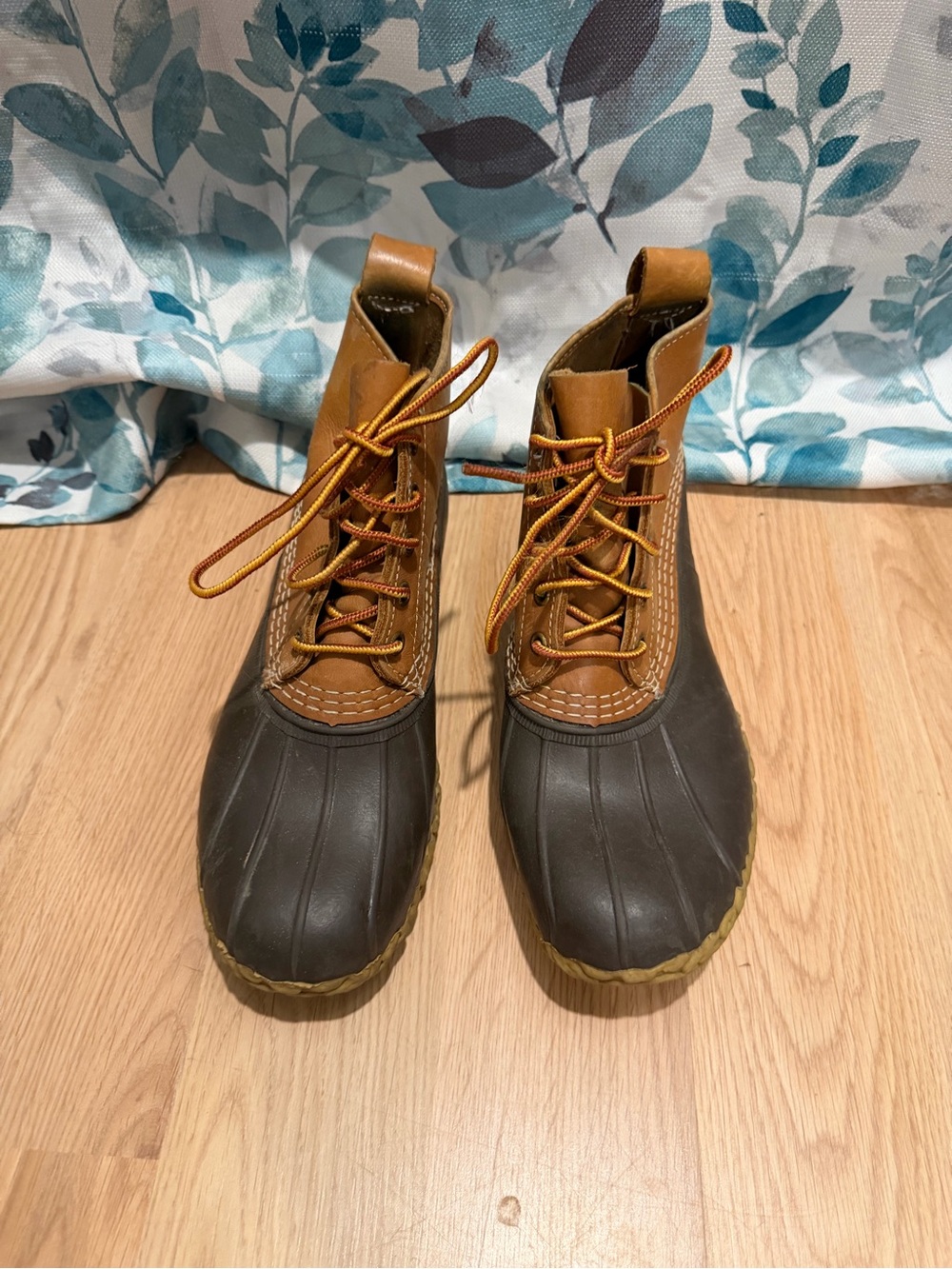 L.L. Bean Two-Tone Brown and Black Women's Winter Duck Boots